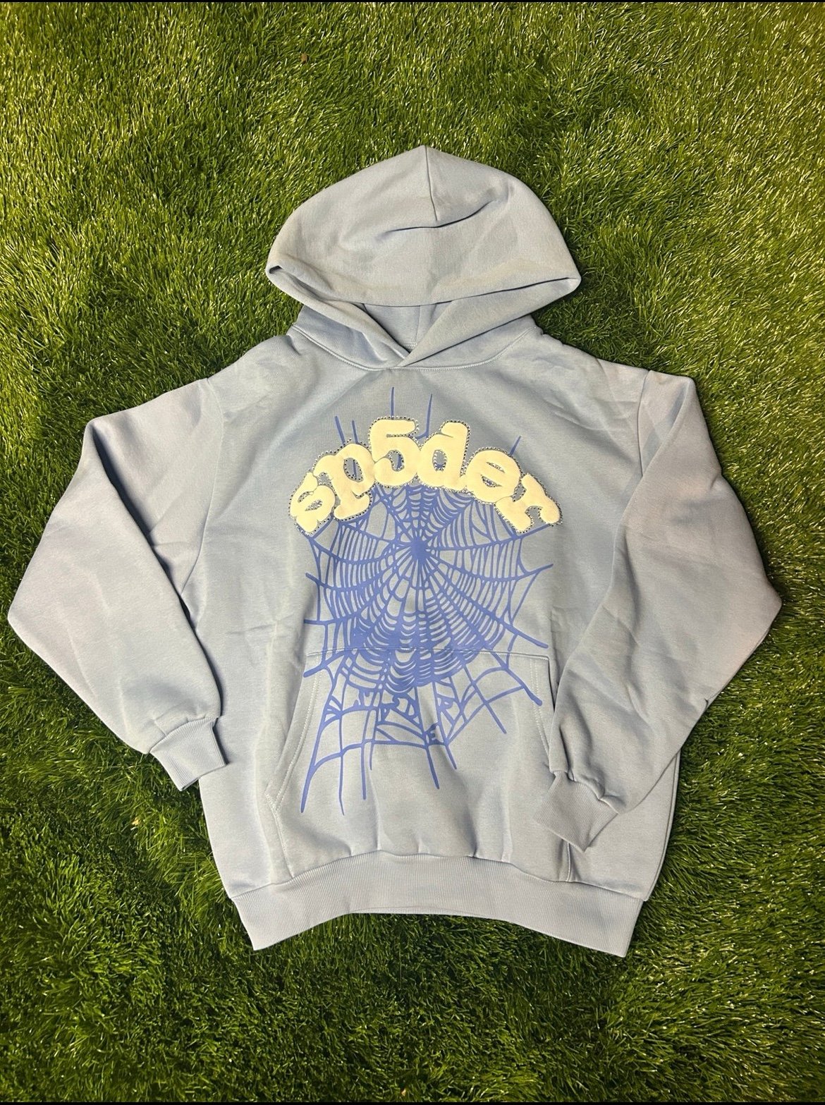 Blue Sp5der Hoodie