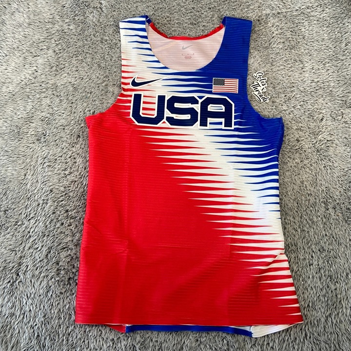 Nike Pro Elite Team USA Track & Field Singlet Size Medium Men CV0006-636