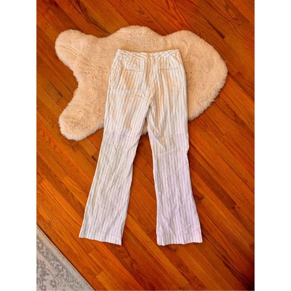 michael kors white linen pants