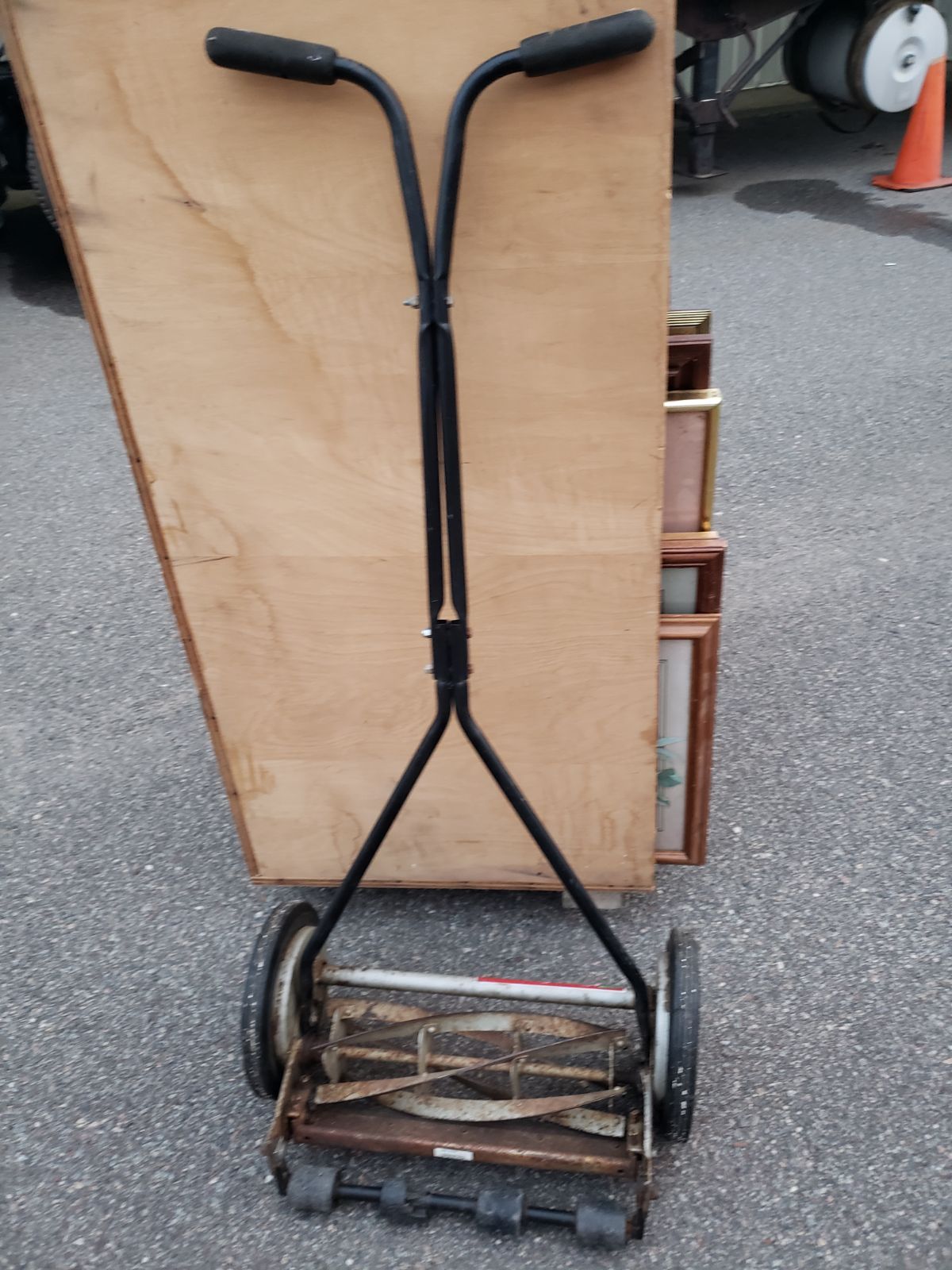 Vintage rotory lawnmower