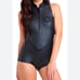 Billabong Black One Piece Swimsuit with High Neck