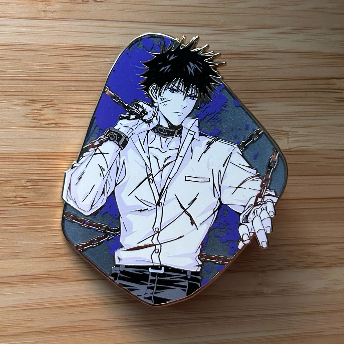 (Rare) Jujutsu Kaisen/JJK Megumi Fushiguro Foreign Enamel Pin