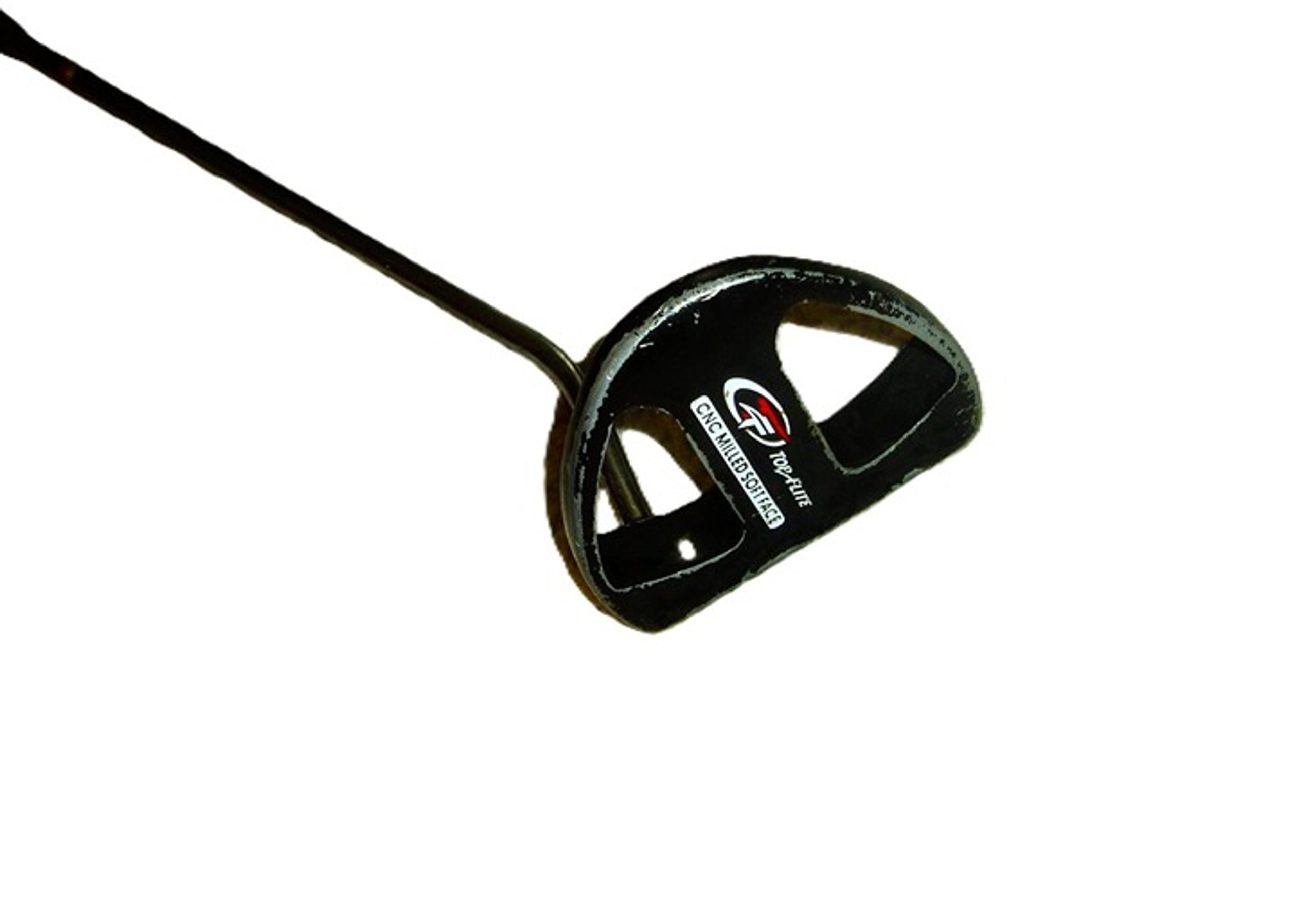 Men's TOP FLITE CNC MILLED SOFT FACE MALLET PUTTER STEEL SHAFT RH GOLF CLUB