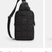 Coach Ethan backpack/bumbag in black.