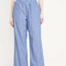 NWT OLD NAVY High-Waisted Pajama Pants Color: Blue Stripe elasticized waist thre
