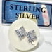 New real stamped 925 sterling silver and high quality stone cuff links for men