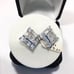 New real stamped 925 sterling silver and high quality stone cuff links for men