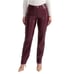 Joie Faux Leather Pants Size 10 Burgundy Straight Fit High Waisted NWT