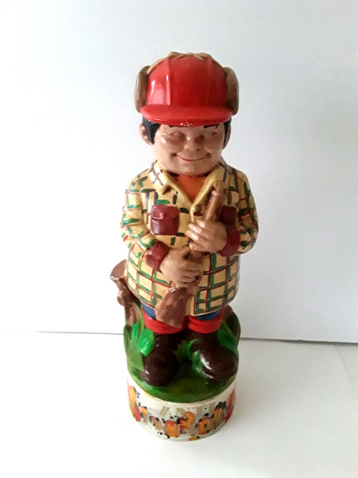 Vintage 1970's Alberta's Molds Hunter Anti Freeze Liquor Decanter 11.5 Tall