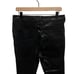 Free People Coated Black Shiny Jeans 32 NWT