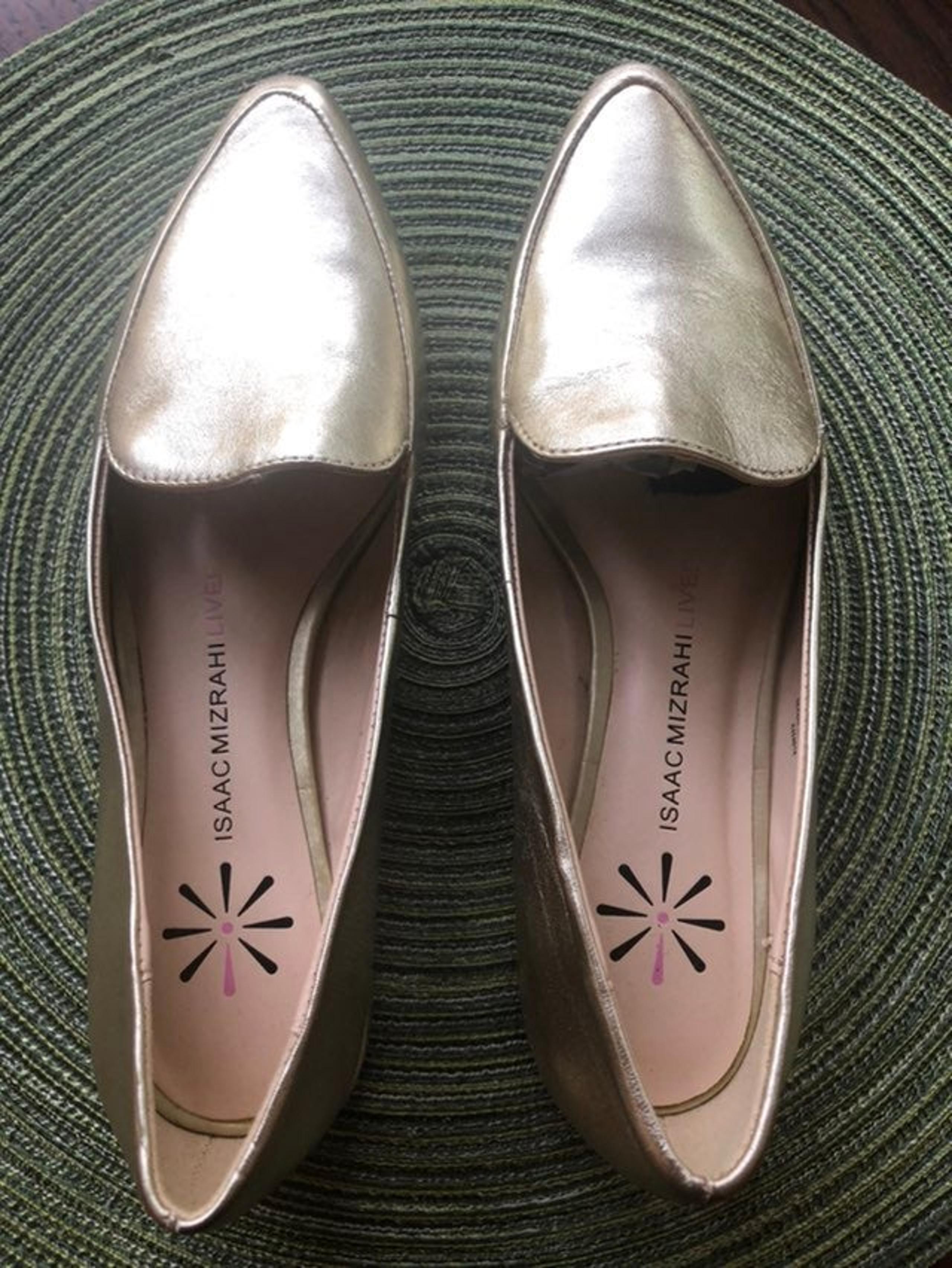 Isaac Mizrahi Live! Metallic Gold Natali