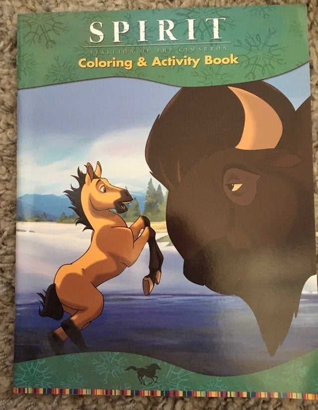 Spirit Stallion of the Cimarron Coloring and Activity Book