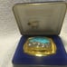 Mount Rushmore 1941-91 Golden Anniversary Gold Plated Buckle W/ Box Mint !!! 2