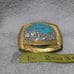 Mount Rushmore 1941-91 Golden Anniversary Gold Plated Buckle W/ Box Mint !!! 2