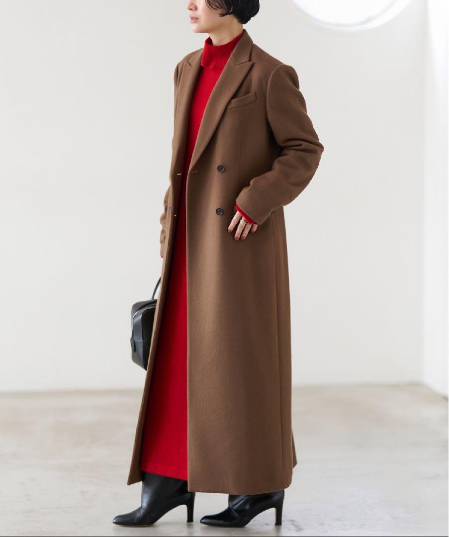 VERMEIL par iena 24AW Double-Breasted Coat Brown