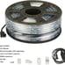 Purple Rope Lights, 110v Flat LED Strip Lights Waterproof Kit - 100 ft.