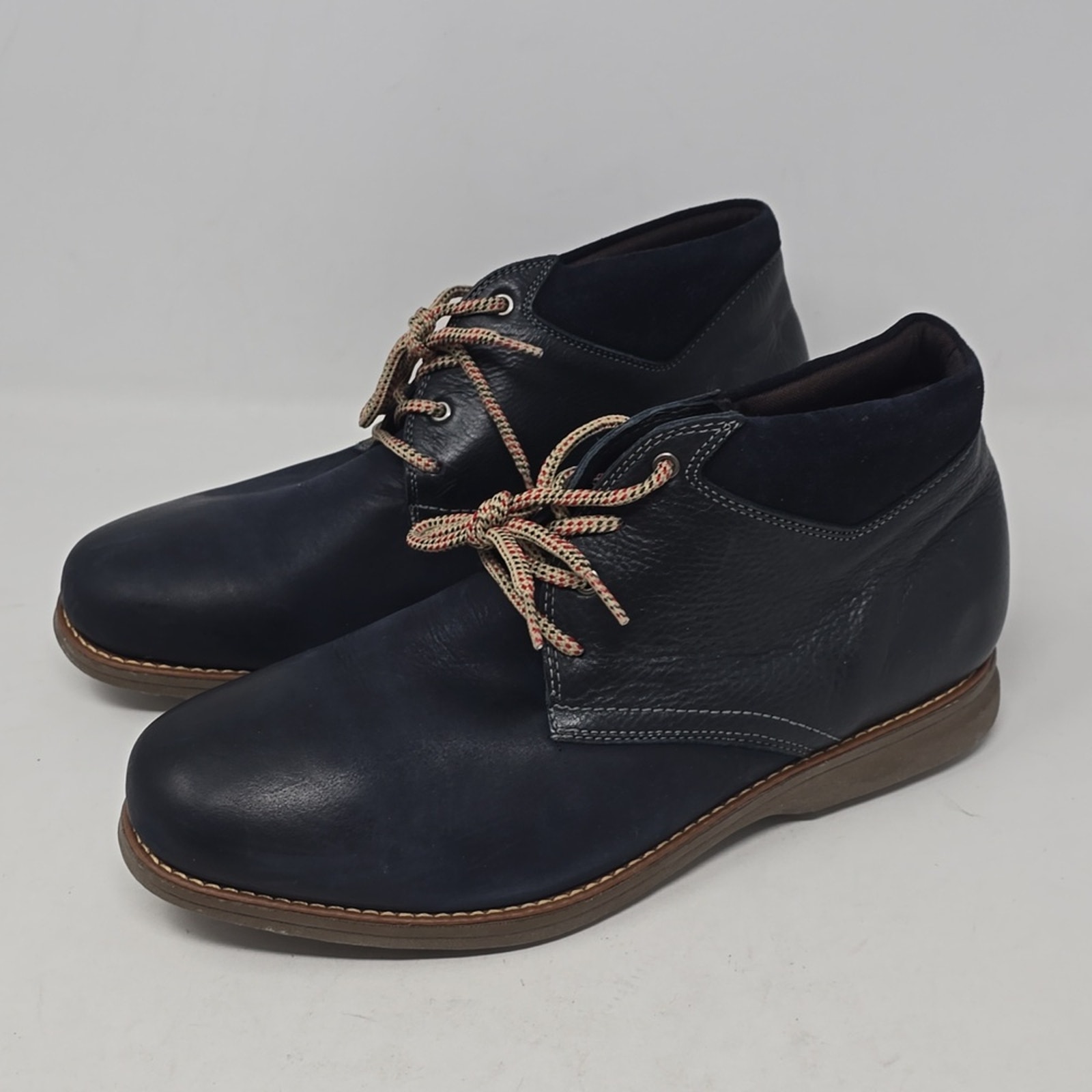 Sandro Moscoloni Eyelet Plain Toe Leather Demi Men's Boots Size 9.5