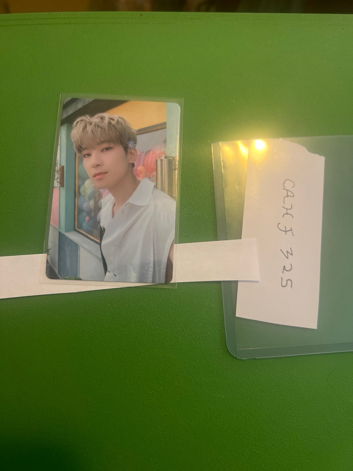Wonwoo photocard yzy ver a yizhiyu China your choice pob photocard flower