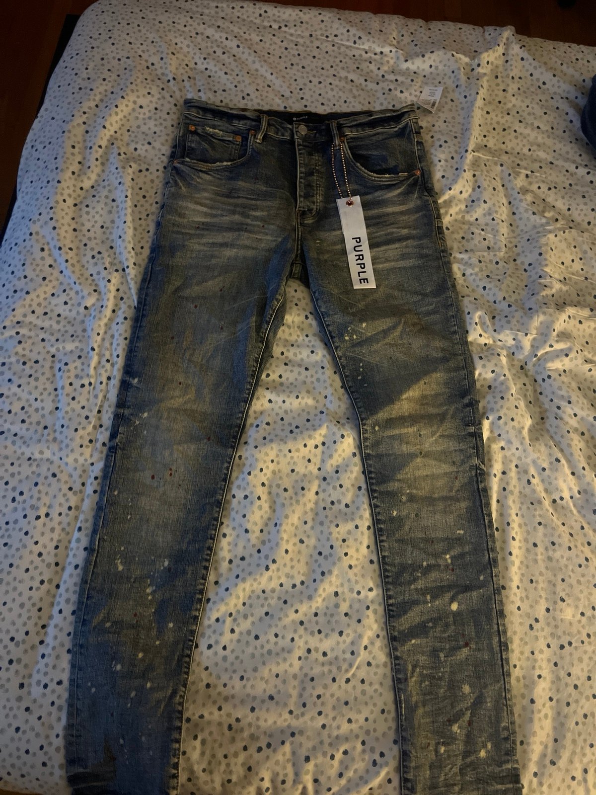 purple jeans size 34