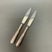 Kirk Stieff Parallel 1986 Stainless Steel 18/8 New French Hollow Knives Ribbed