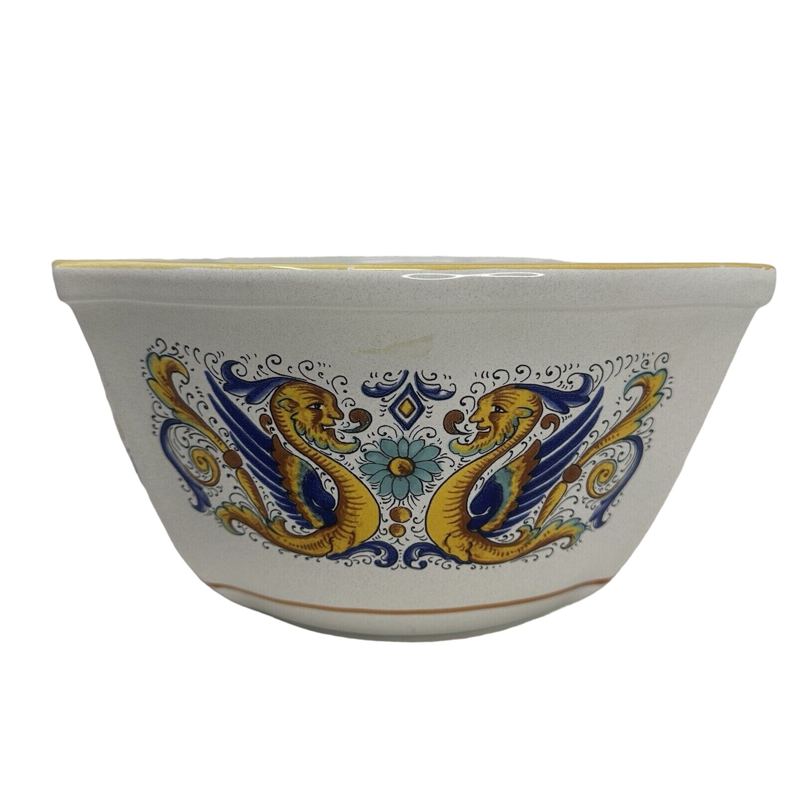 Large Nova Deruta Serving Bowl - MADE IN ITALY - LARGE SIZE