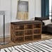 Shoe Bench with Cushion, Storage Bench with Padded Seat