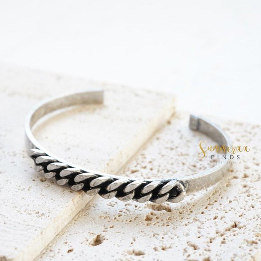 Dannijo Metal Cuff Bracelet Silver