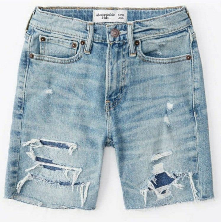 13/14 denim shorts Abercrombie kids