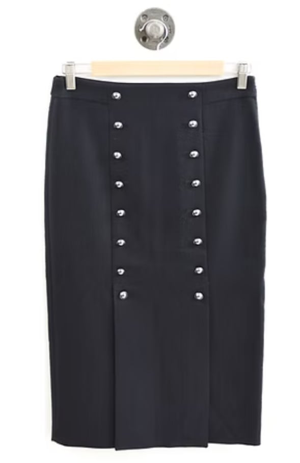 BANANA REPUBLIC | ladies heritage collection buttoned midi skirt. Size: 12P