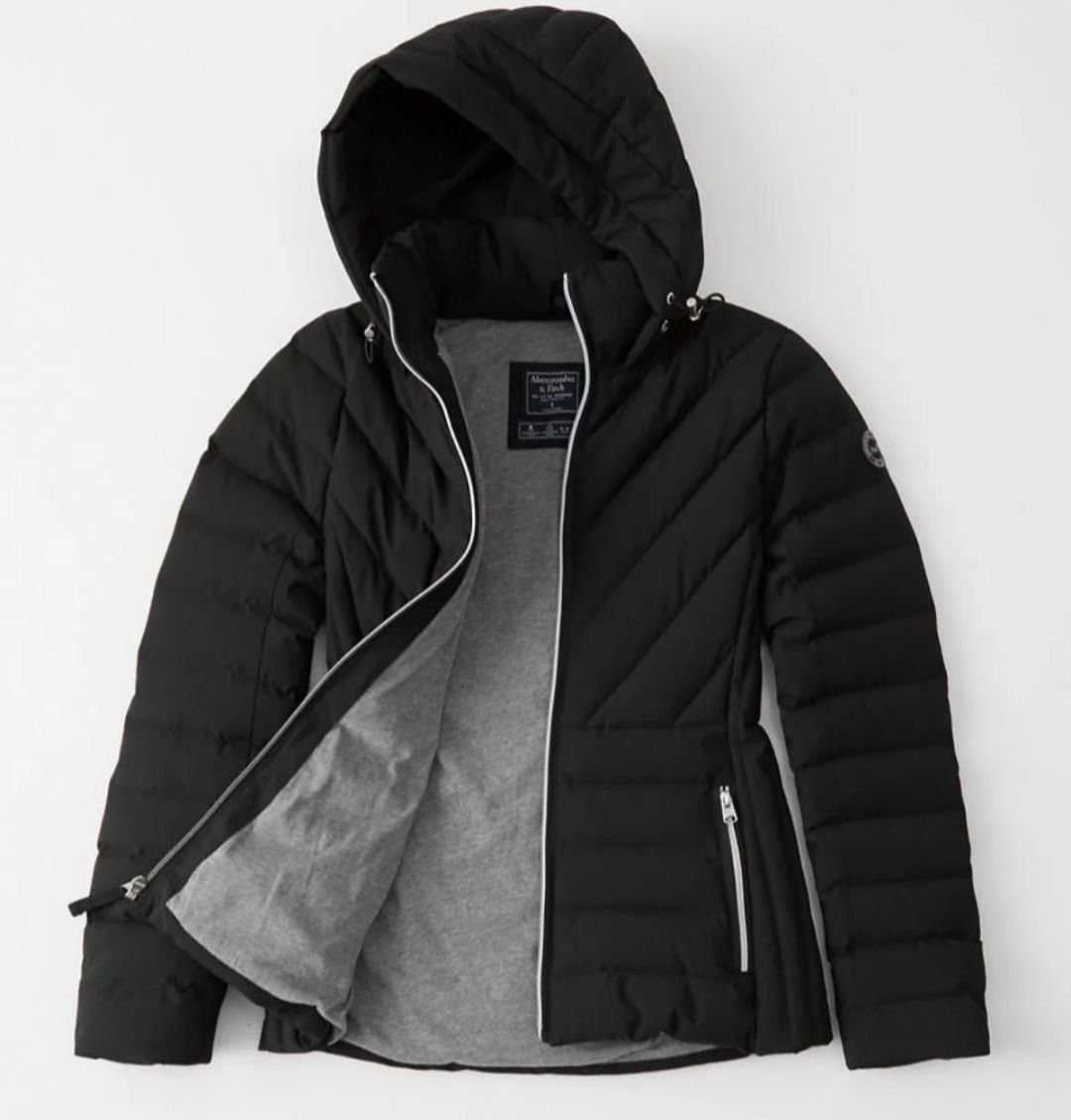Abercrombie & Fitch Stretch Lightweight Down Puffer