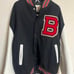 Vintage Clothing / Stadium Jacket / Wool Stadium Jacket / Black