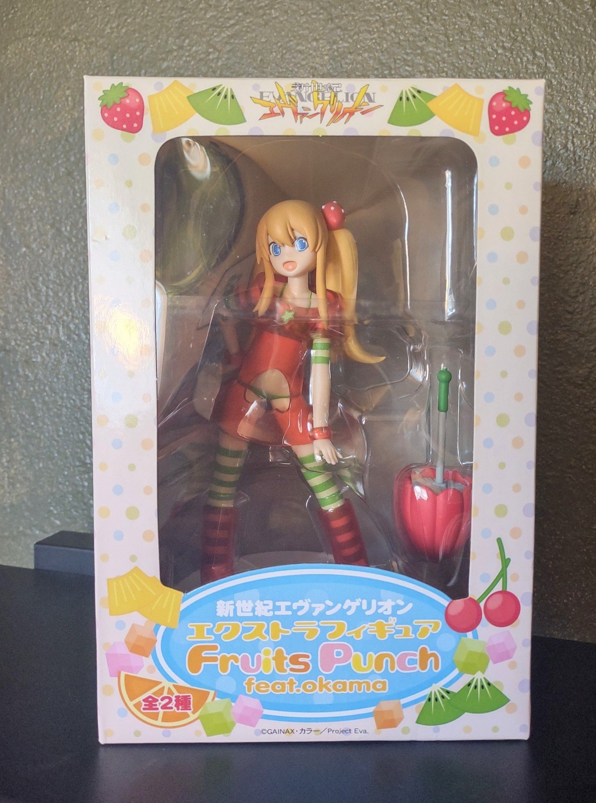 Asuka Langley Extra Figure Fruits Punch Feat Okama EX SEGA