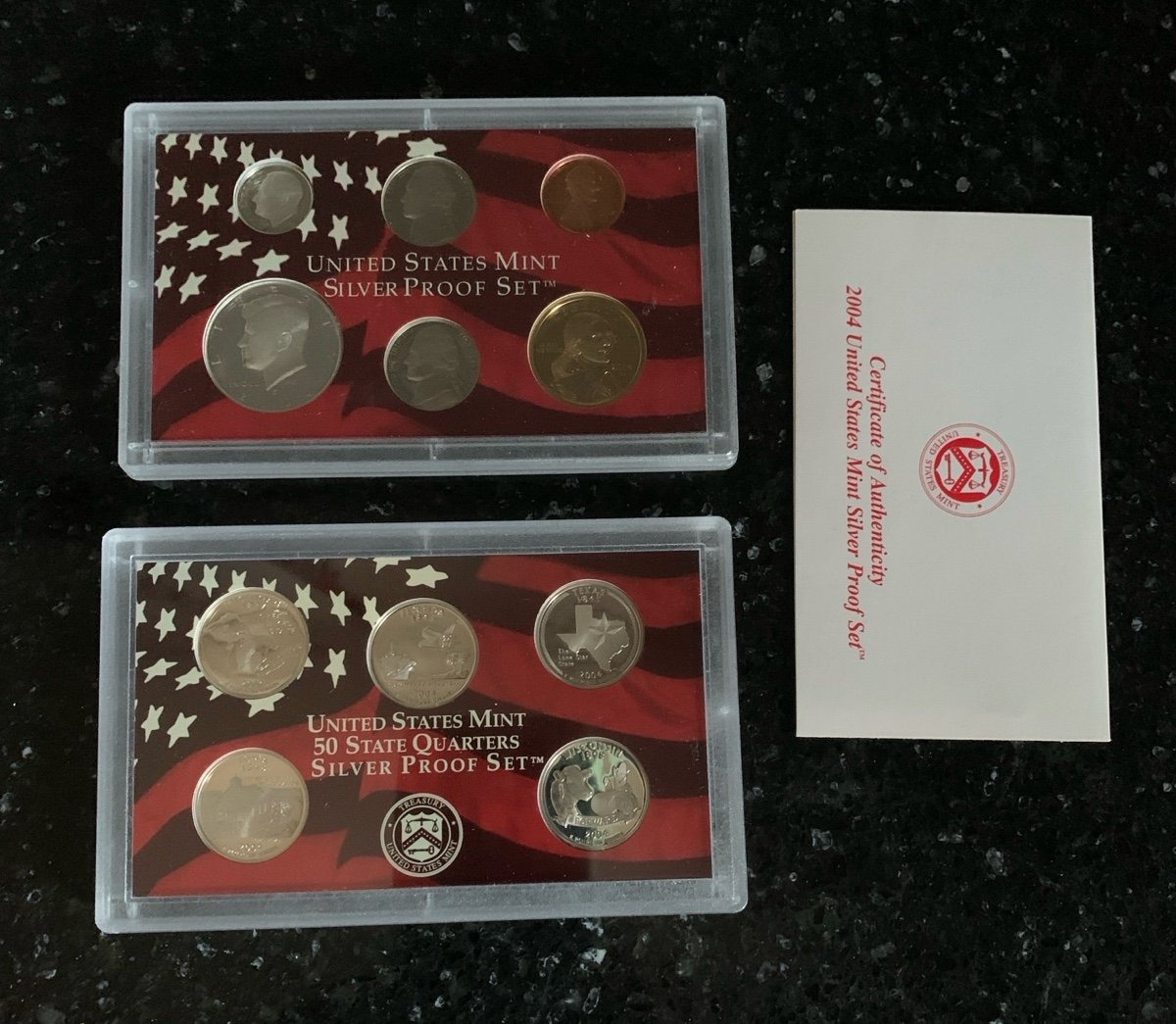 2004 U.S. Mint Silver Proof Set