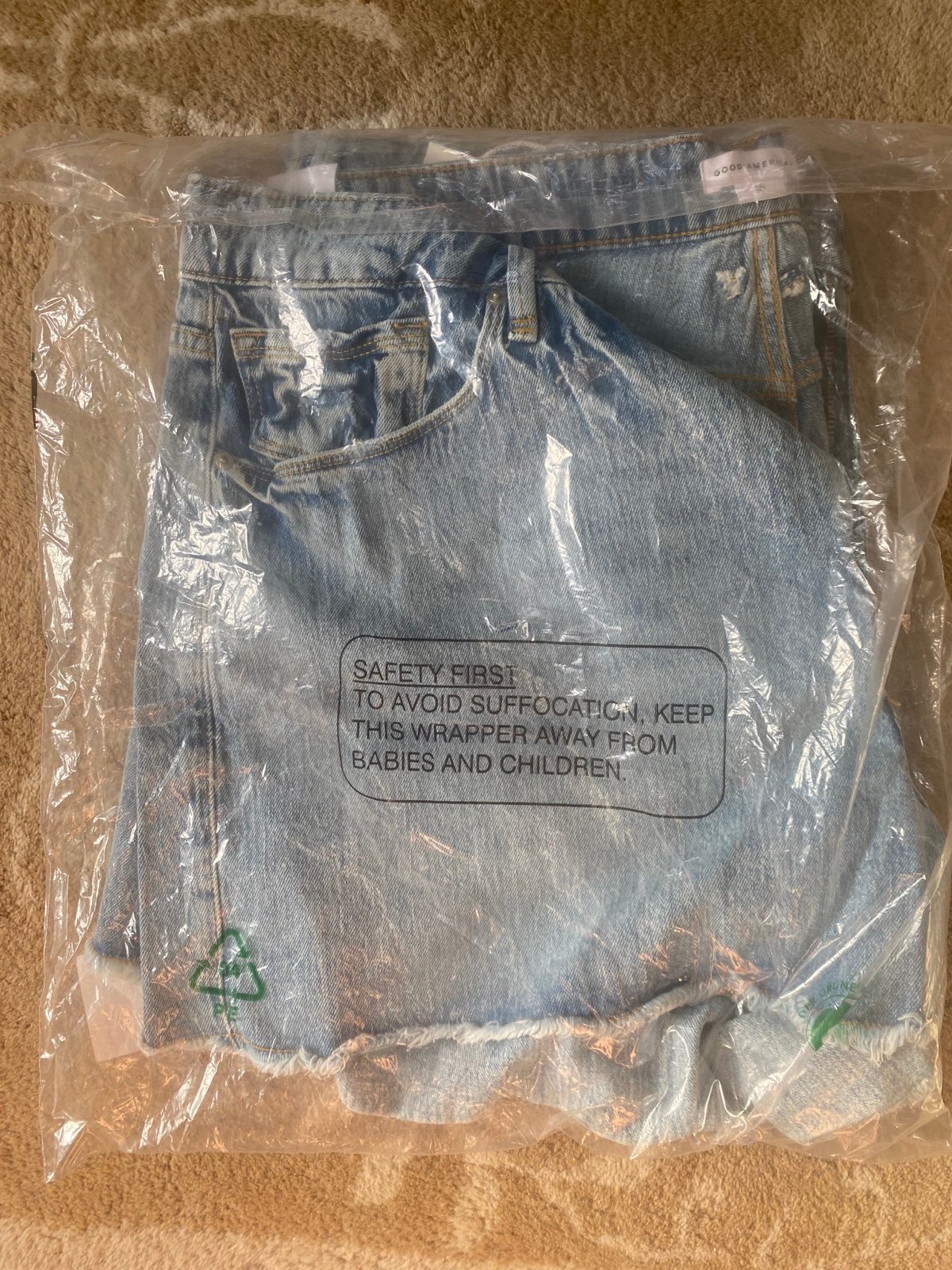Good American high waisted shorts