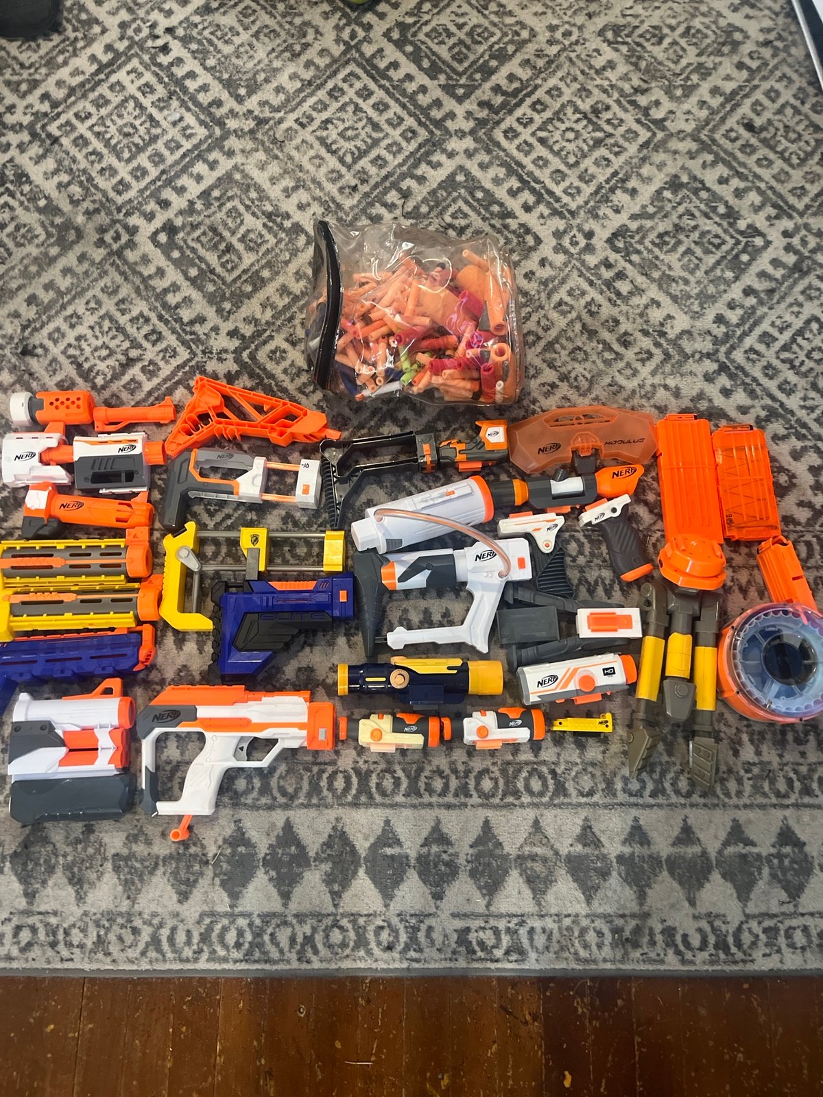 31 NERF Gun MODULUS Attachments Blaster Accessories Scopes,Stocks,Barrels & Dart