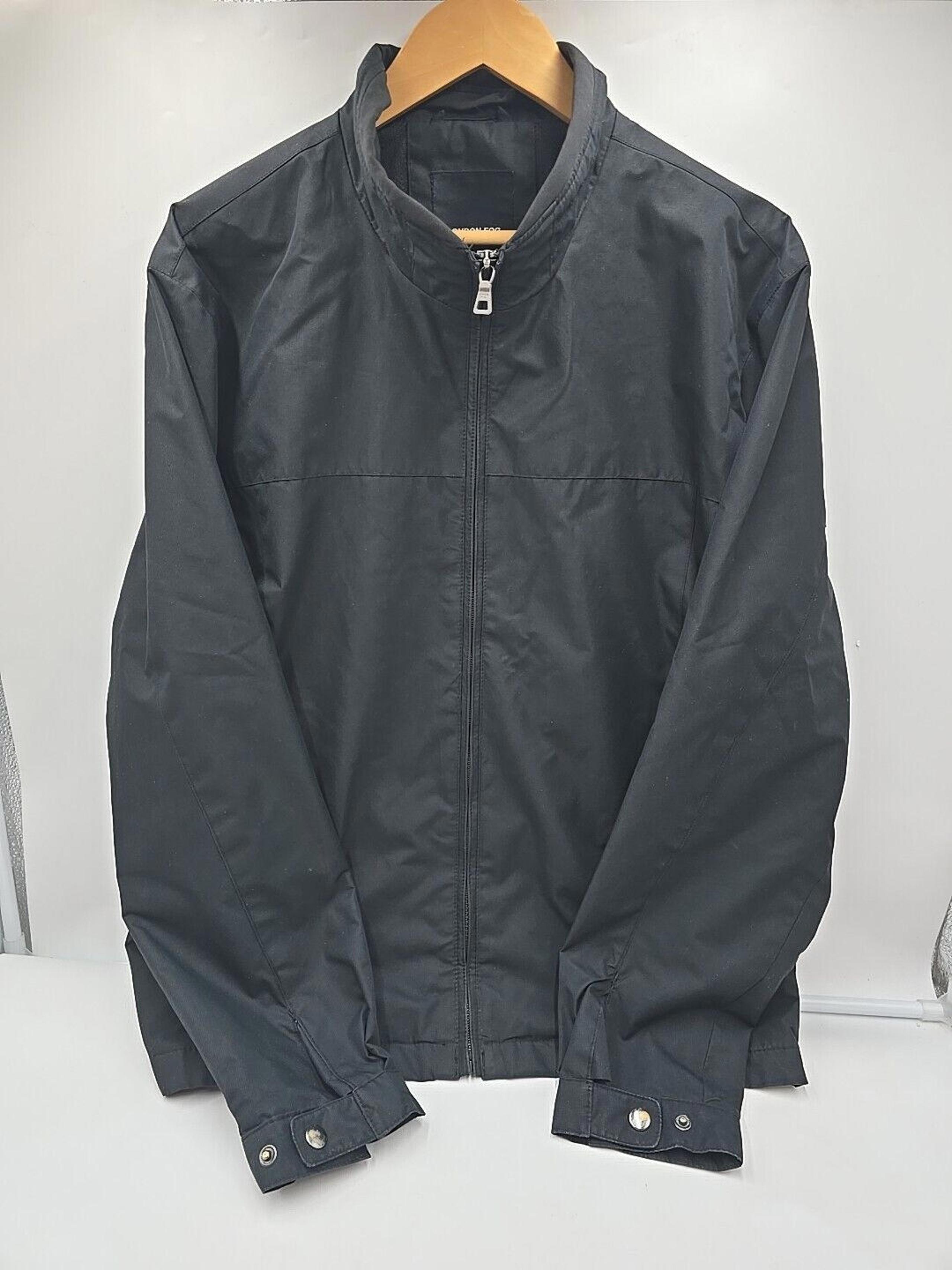 London Fog Men's Auburn Zip-Front Golf Jacket London Fog Minimalist M Coat