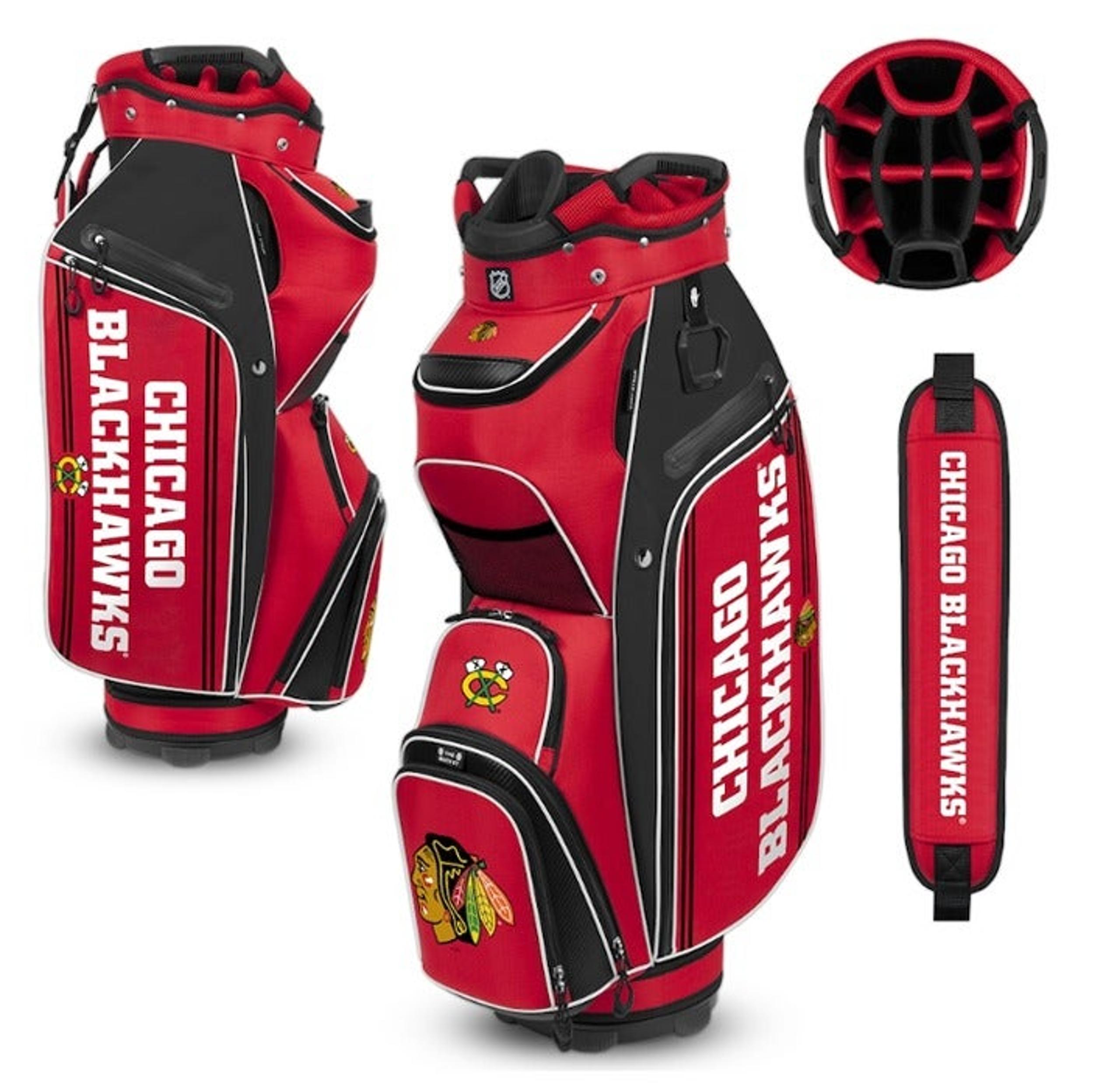 Blackhawks WinCraft Bucket III Cooler Cart Golf Bag - Any Sports Teams Available
