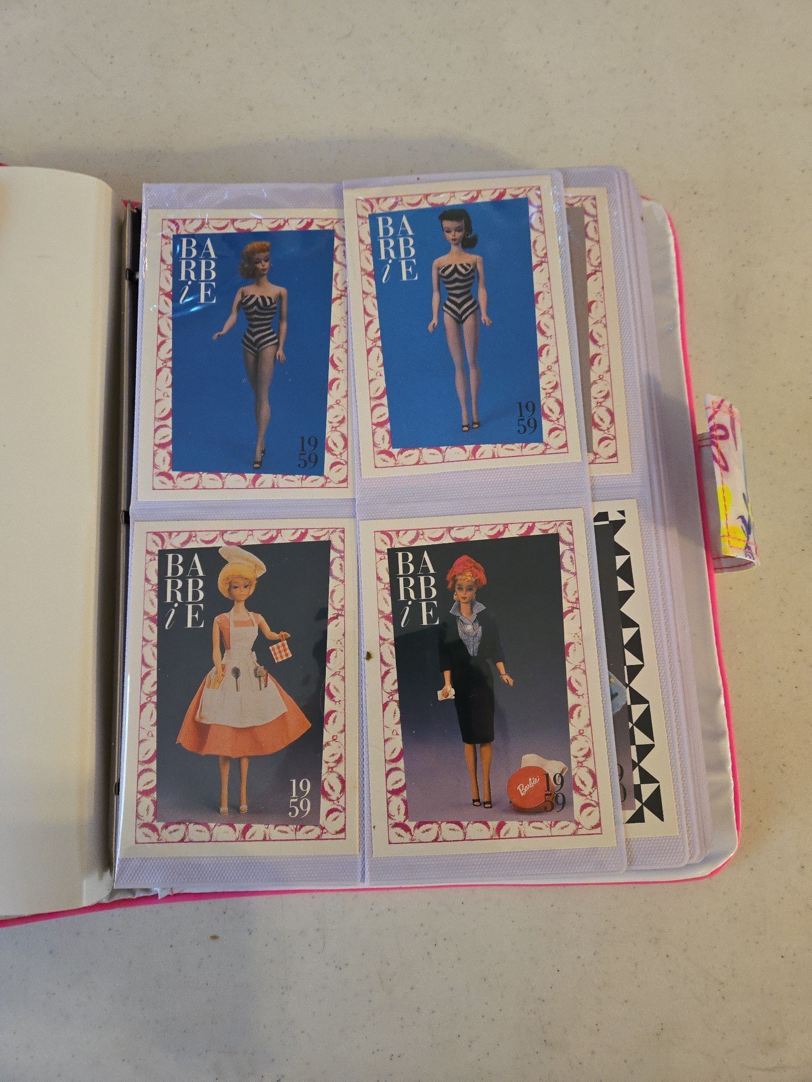 Vintage 1990 Mattel Barbie Trading card lot