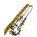 ANNE KLEIN signed Shaky Bead Three-Row Necklace