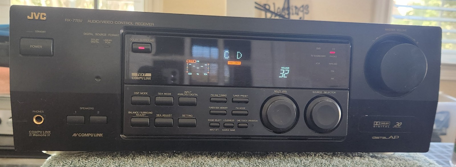 Vintage JVC RX-778V  Audio Video Control Receiver (1999)