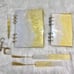 Resplendent Resin Notebooks: Gold and White Elegance | Can be customized