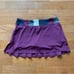 Lululemon Pace Setter Skirt/Skort Tall-Plum Pow Stripe Angel Wing-10
