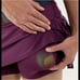 Lululemon Pace Setter Skirt/Skort Tall-Plum Pow Stripe Angel Wing-10