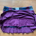Lululemon Pace Setter Skirt/Skort Tall-Plum Pow Stripe Angel Wing-10