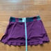 Lululemon Pace Setter Skirt/Skort Tall-Plum Pow Stripe Angel Wing-10