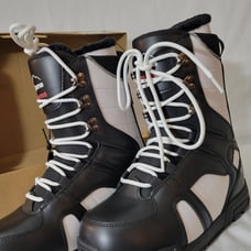 Alpine Swiss Mens Snowboard Boots Winter Snow Boots Size 7 Black/White New