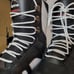 Alpine Swiss Mens Snowboard Boots Winter Snow Boots Size 7 Black/White New