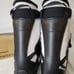 Alpine Swiss Mens Snowboard Boots Winter Snow Boots Size 7 Black/White New