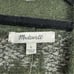 Madewell Green Herringbone Wool Alpaca Cardigan Sweater Womens S Double Breasted