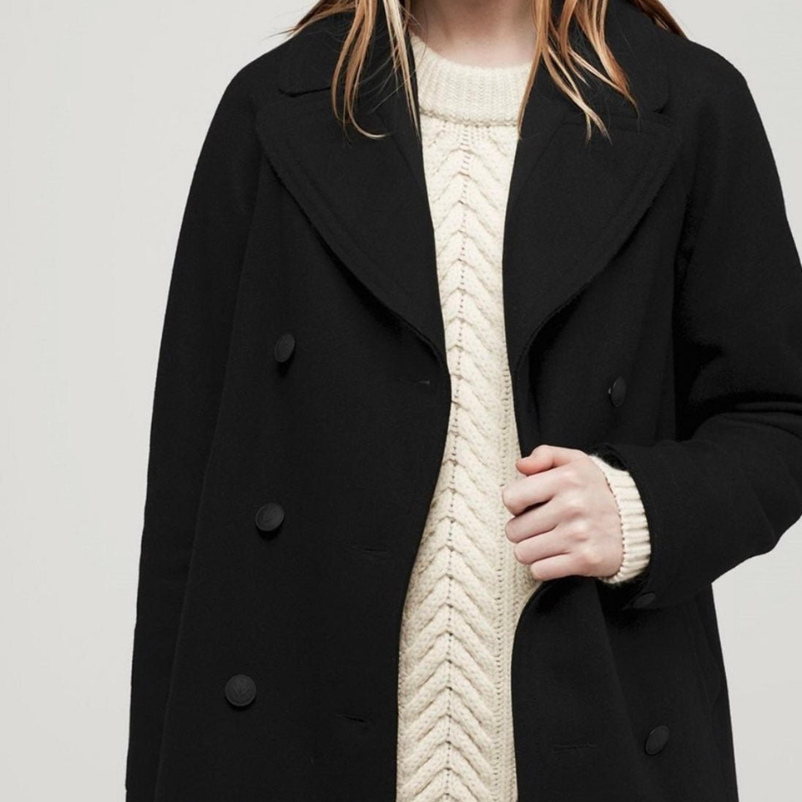 Black Rag & Bone wool "stanley" Peacoat